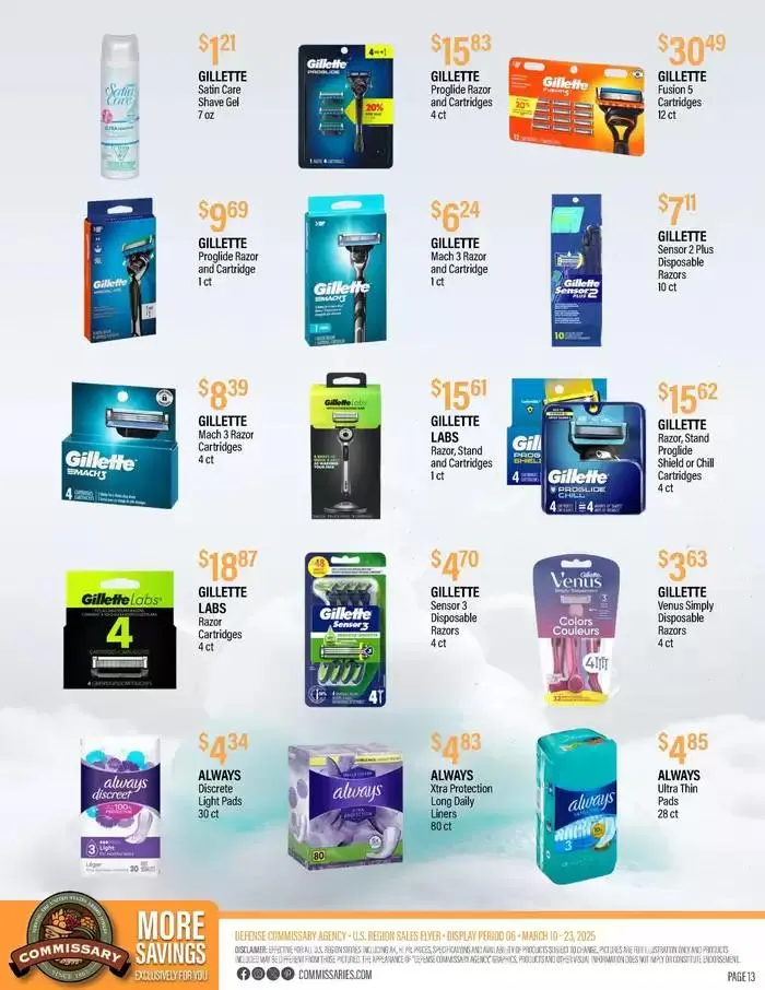Weekly ad Flyer Commissary from March 10 to March 23 2025 - Page 13