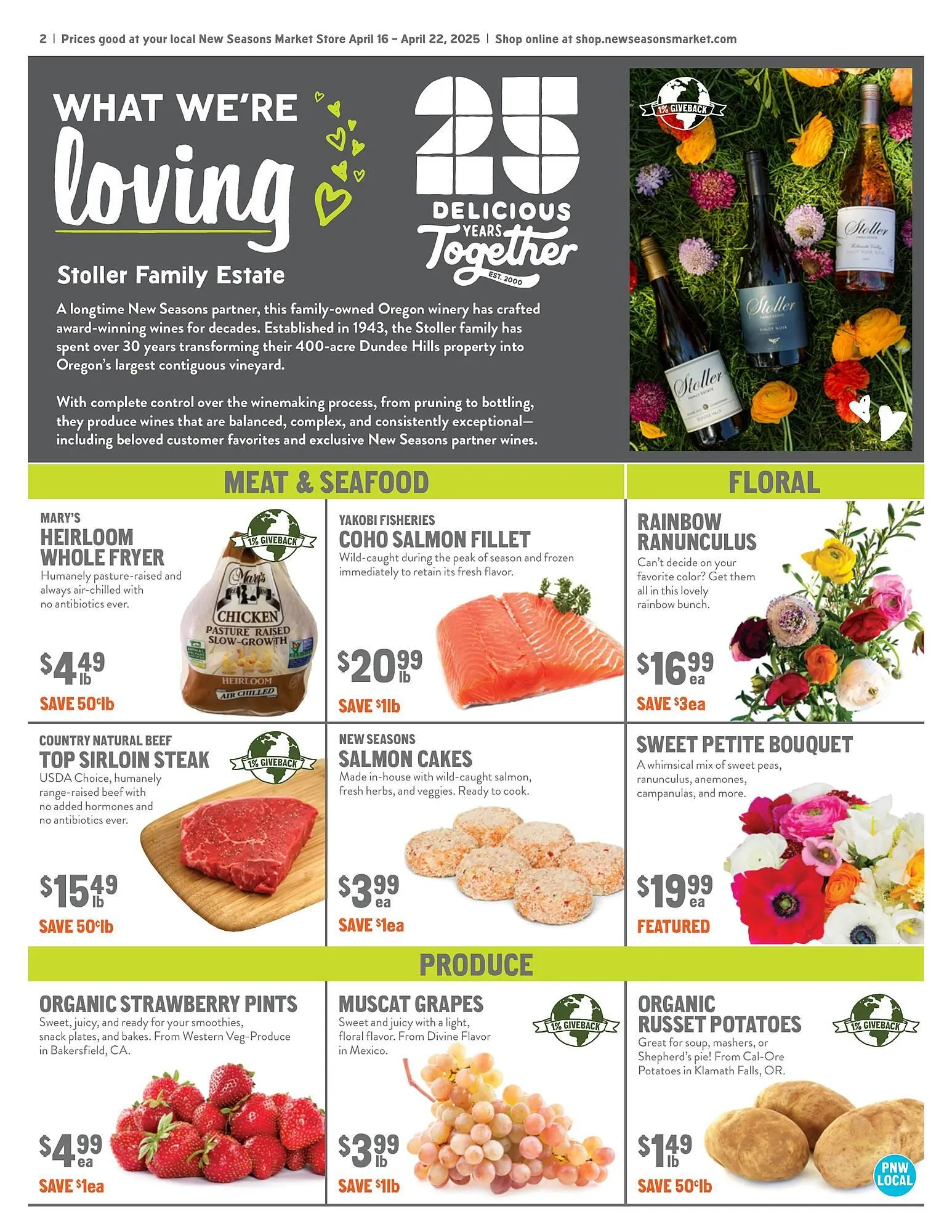 Weekly ad New Seasons Market ad from April 16 to April 22 2025 - Page 2