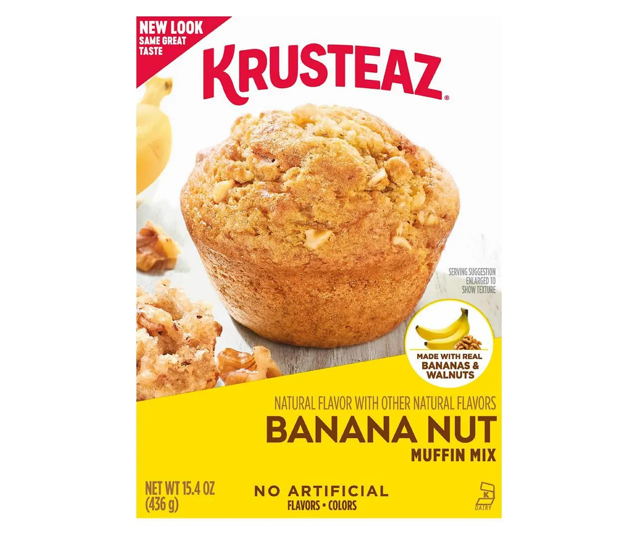 Krusteaz Banana Nut Muffin Mix, 15.4 Oz
