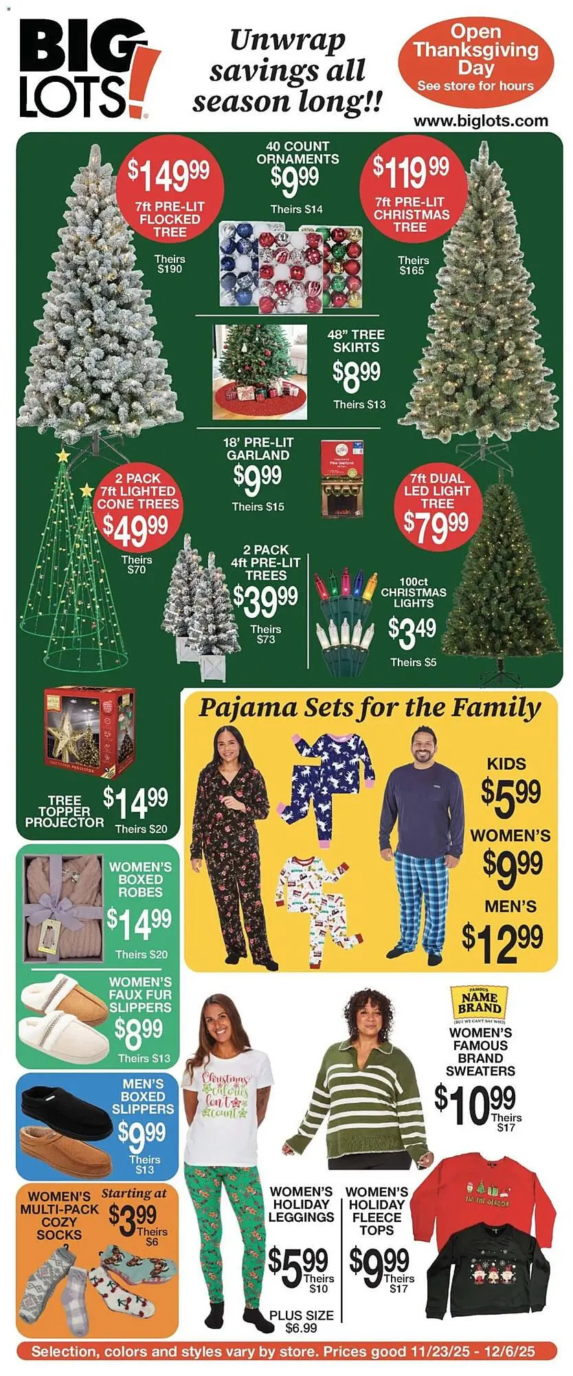 Weekly ad Big Lots weekly ad from November 23 to December 6 2025 - Page 1