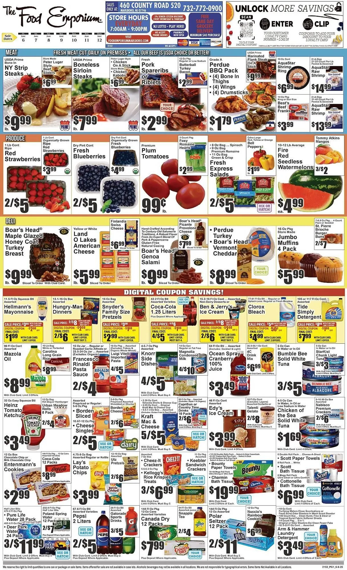 Weekly ad The Food Emporium Weekly Ad from June 6 to June 12 2025 - Page 1