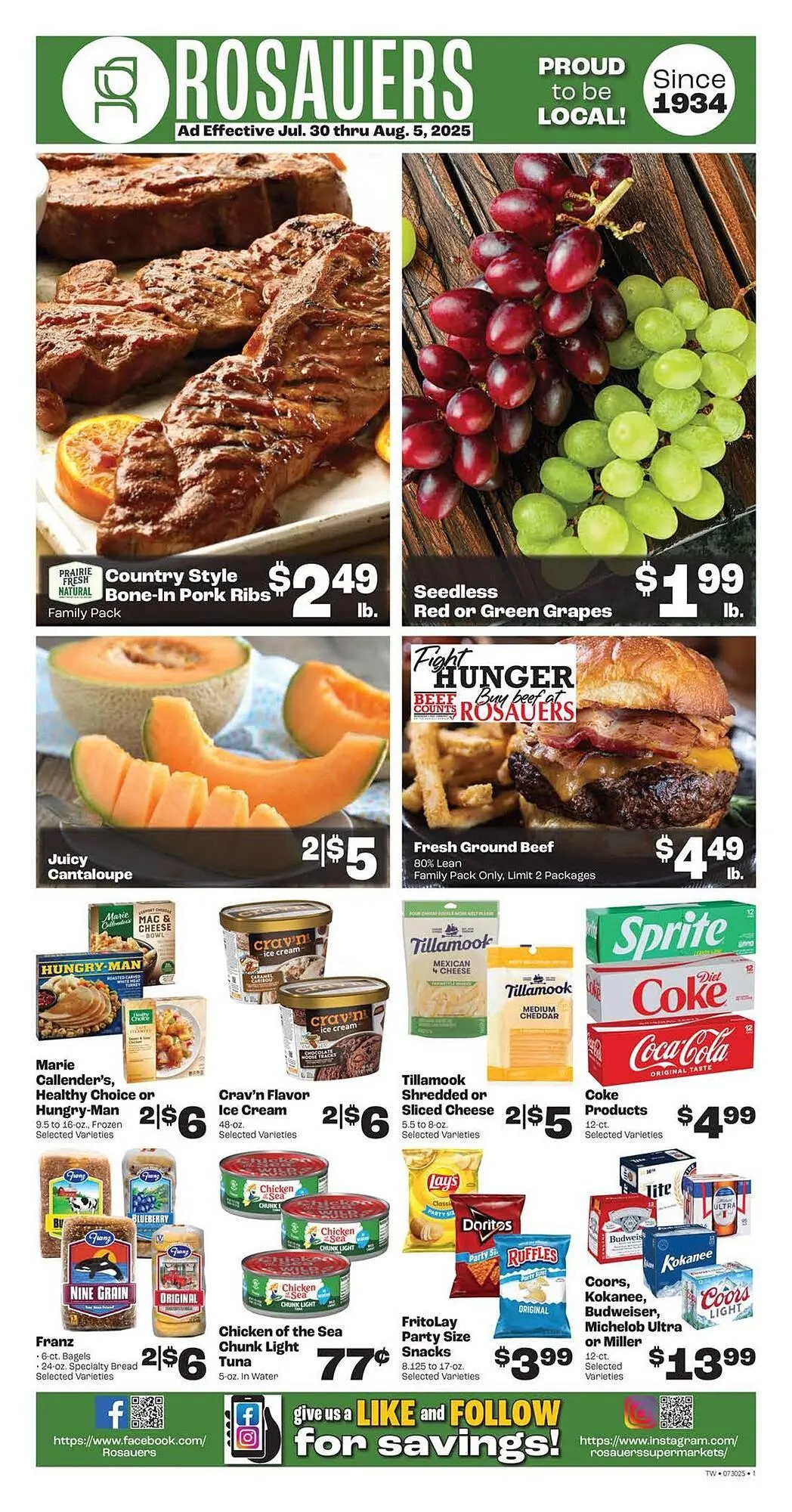 Rosauers Weekly Ad - 1