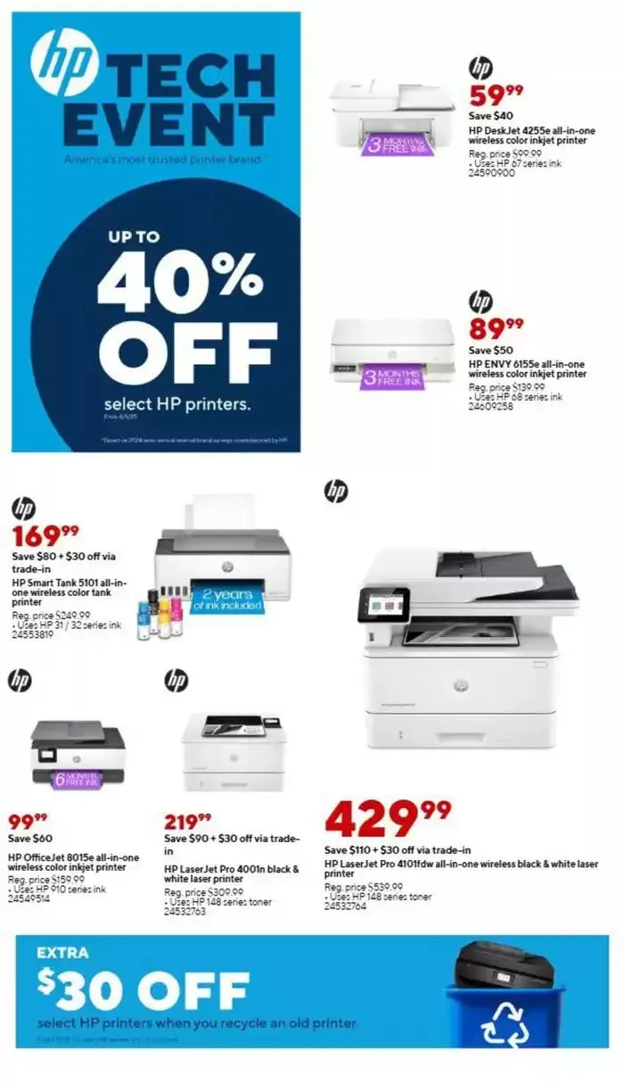Weekly ad Staples flyer from March 30 to April 5 2025 - Page 2