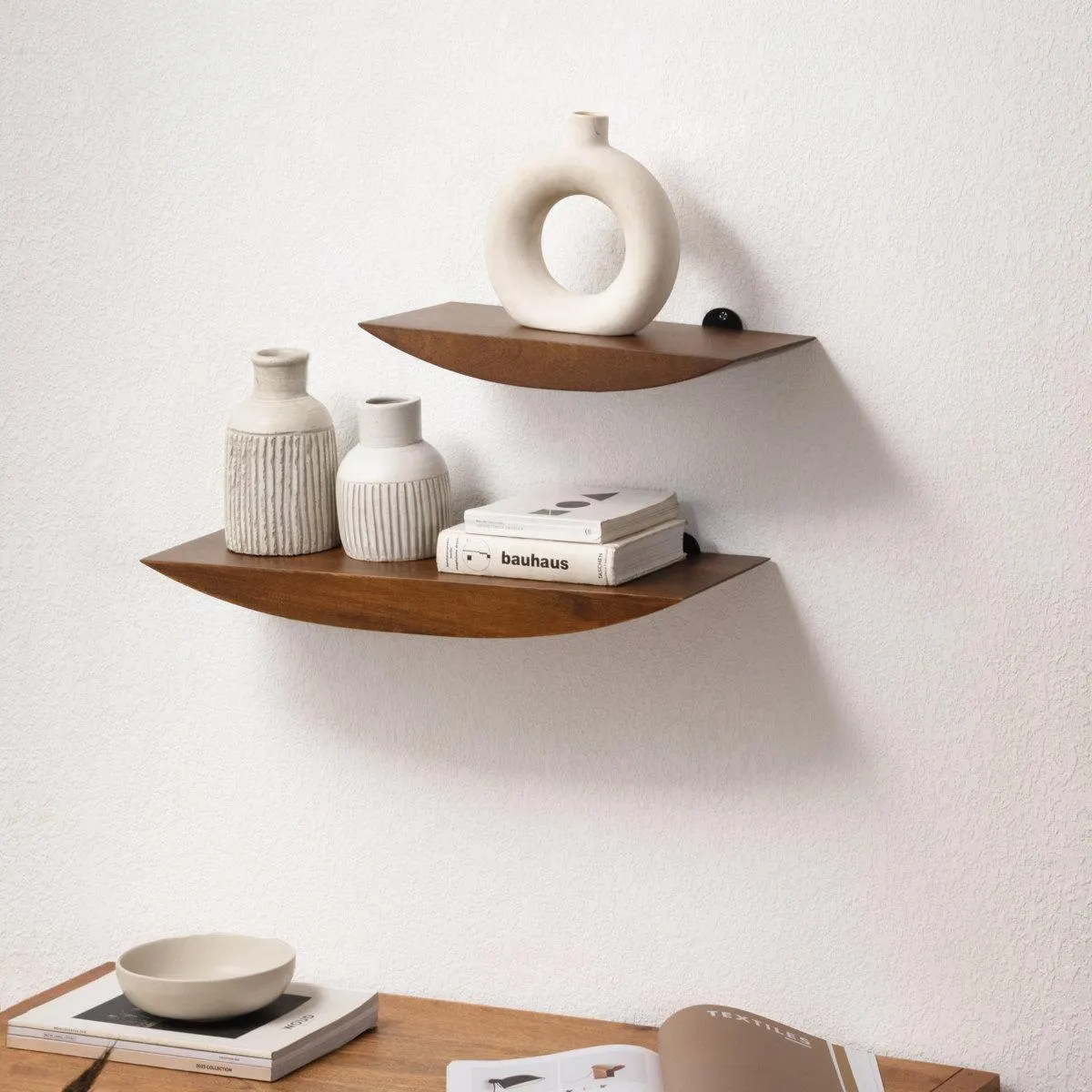 Oiva Set Of 2 Wall Mounted Shelves