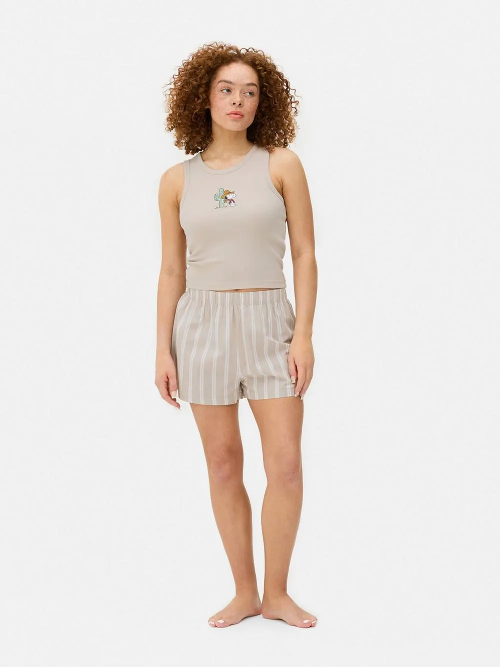 Snoopy Shorts Pajamas