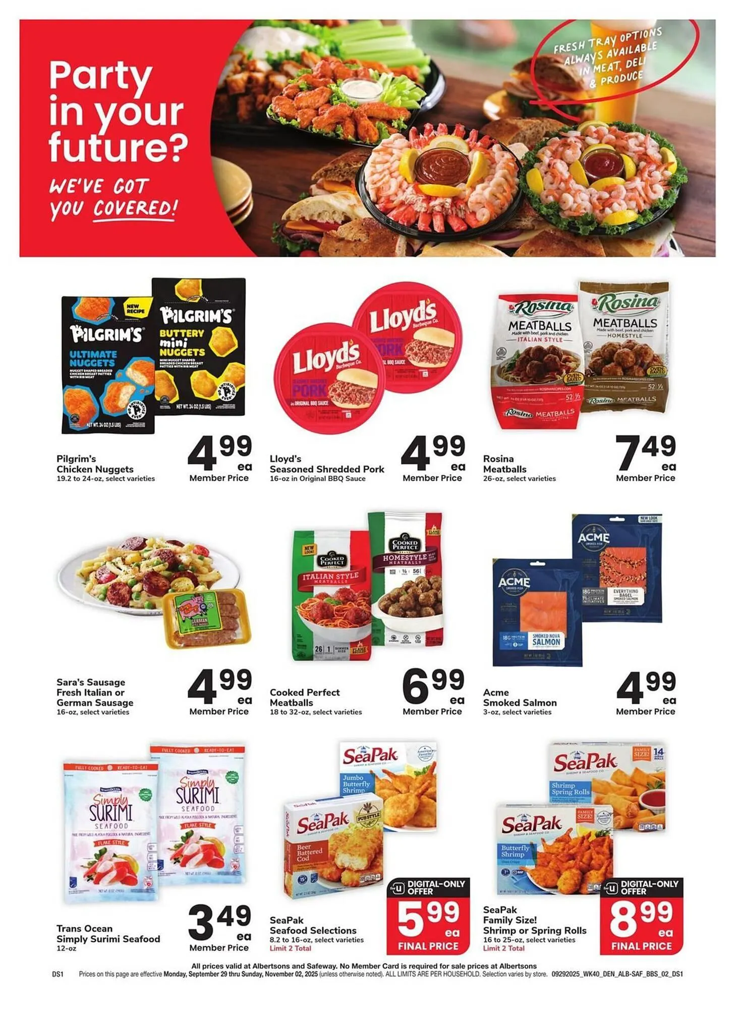 Weekly ad Albertsons weekly ad from September 29 to November 2 2025 - Page 2