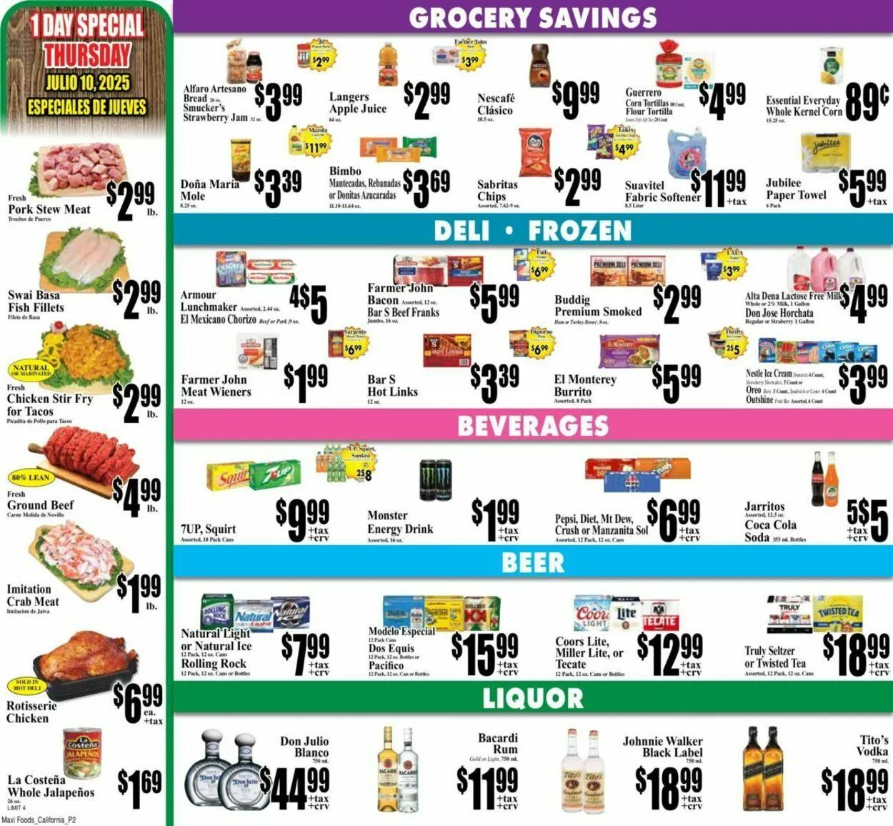 Weekly ad Maxi Foods Current weekly ad from July 9 to July 15 2025 - Page 2