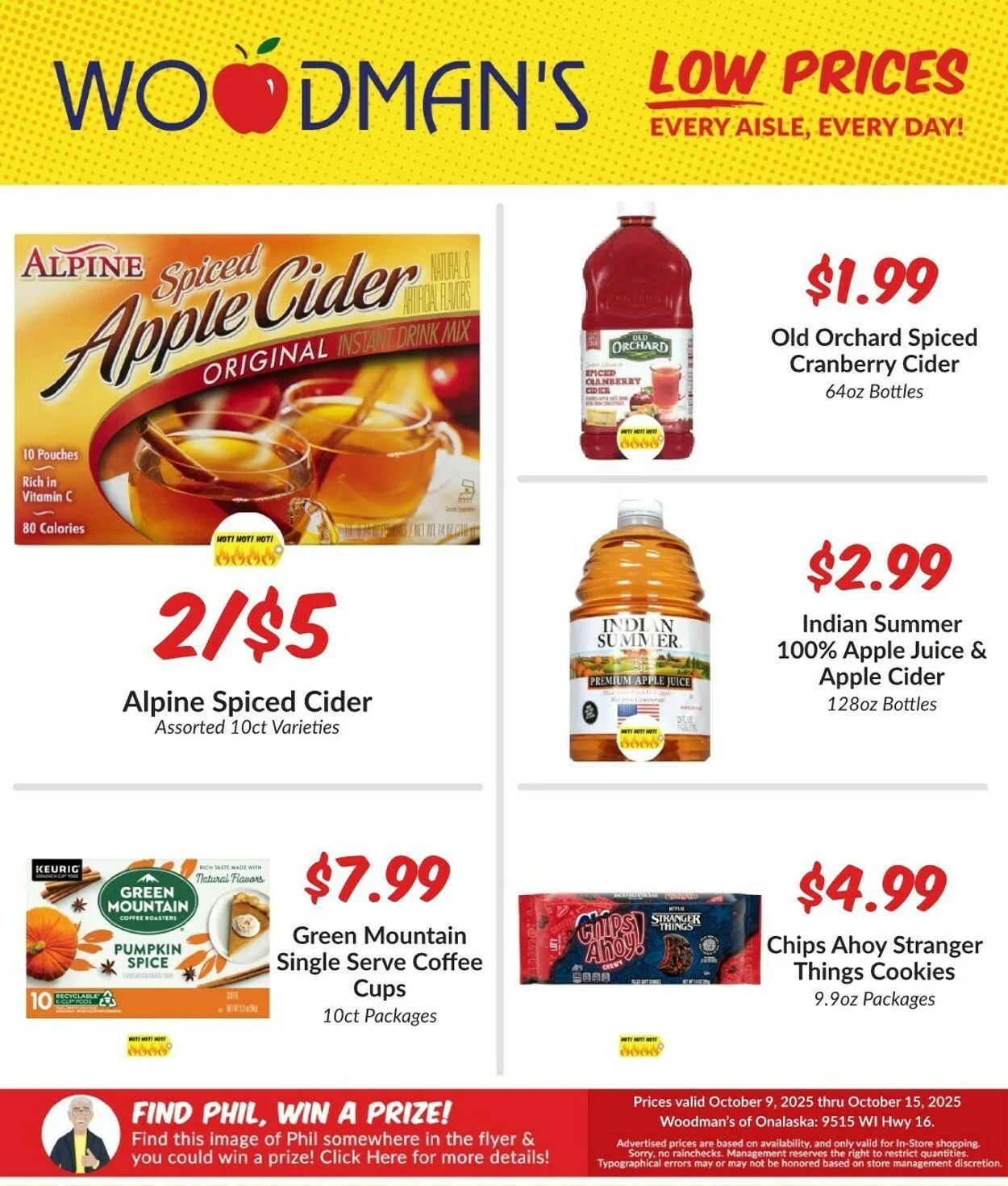 Weekly ad Woodman's Market - ONALASKA, WI from October 9 to October 15 2025 - Page 1