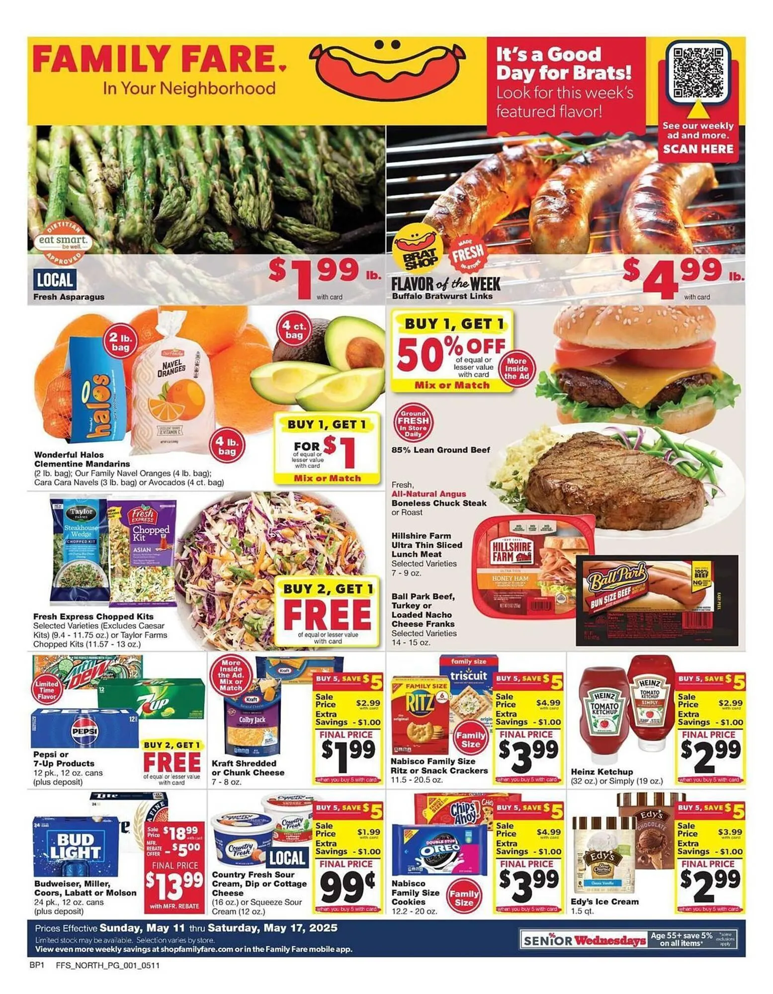 Weekly ad Family Fare Weekly Ad from May 11 to May 17 2025 - Page 1