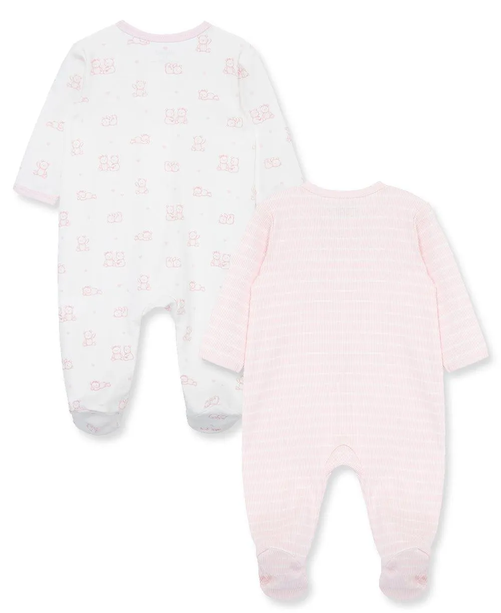 Little Me Girls' Charms Footies 2 Pack
