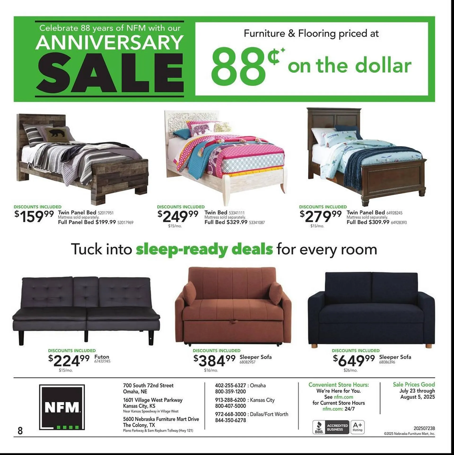 Weekly ad Nebraska Furniture Mart Weekly Ad from July 23 to August 5 2025 - Page 8