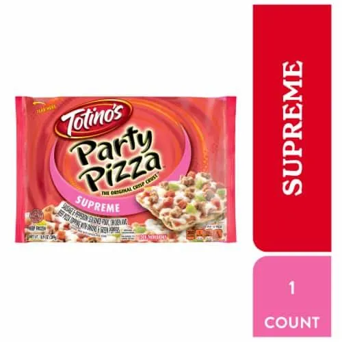 Totino's Party Pizza Supreme Thin Crust Frozen Pizza