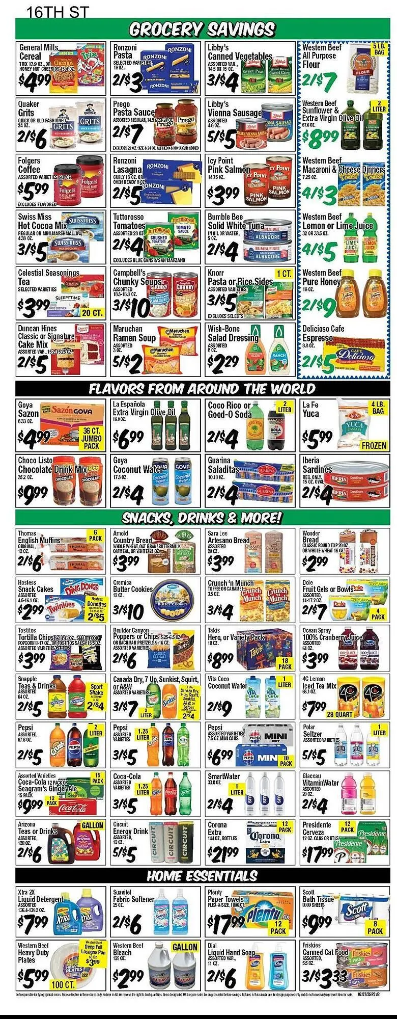 Weekly ad Western Beef Weekly Ad from February 27 to March 5 2025 - Page 3