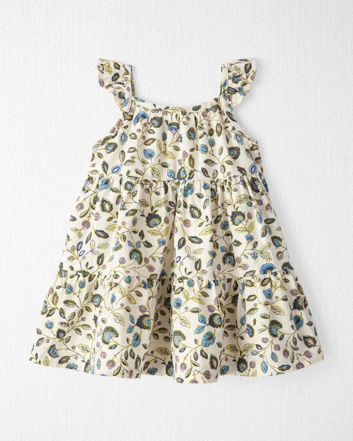Baby Tiered Sundress Made with LENZING™ ECOVERO™ and Linen