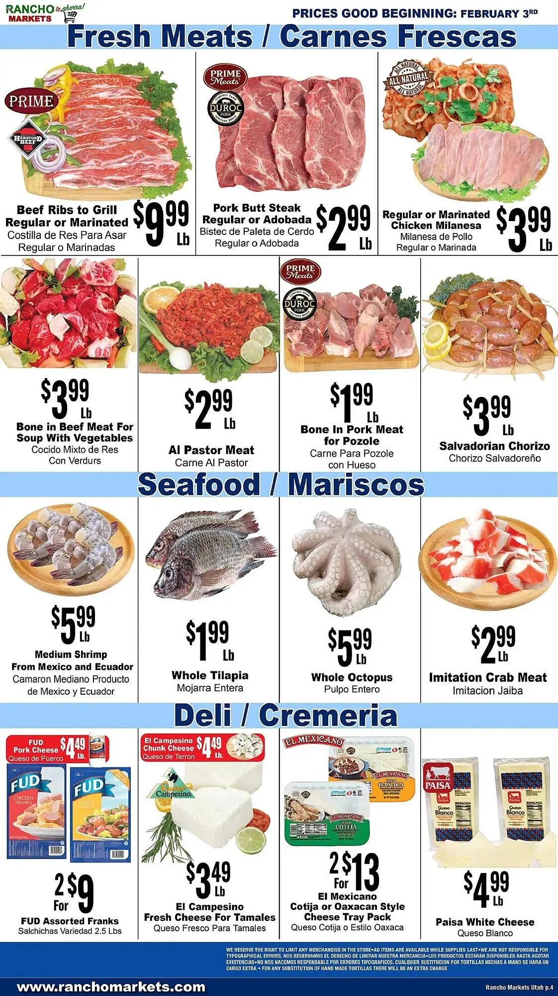 Weekly ad Rancho Markets weekly ad from February 3 to February 10 2026 - Page 4