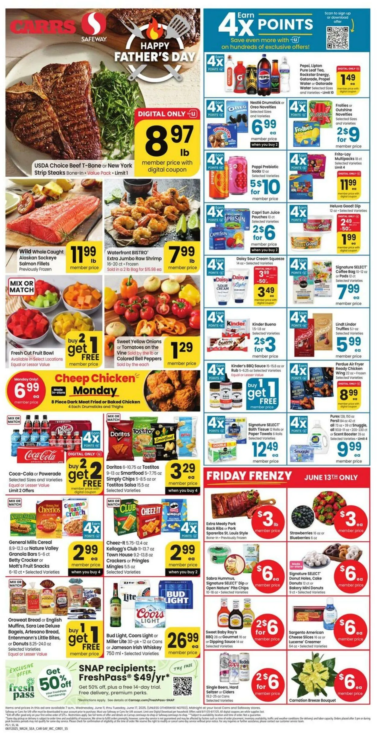 Weekly ad Carrs from June 11 to June 17 2025 - Page 1