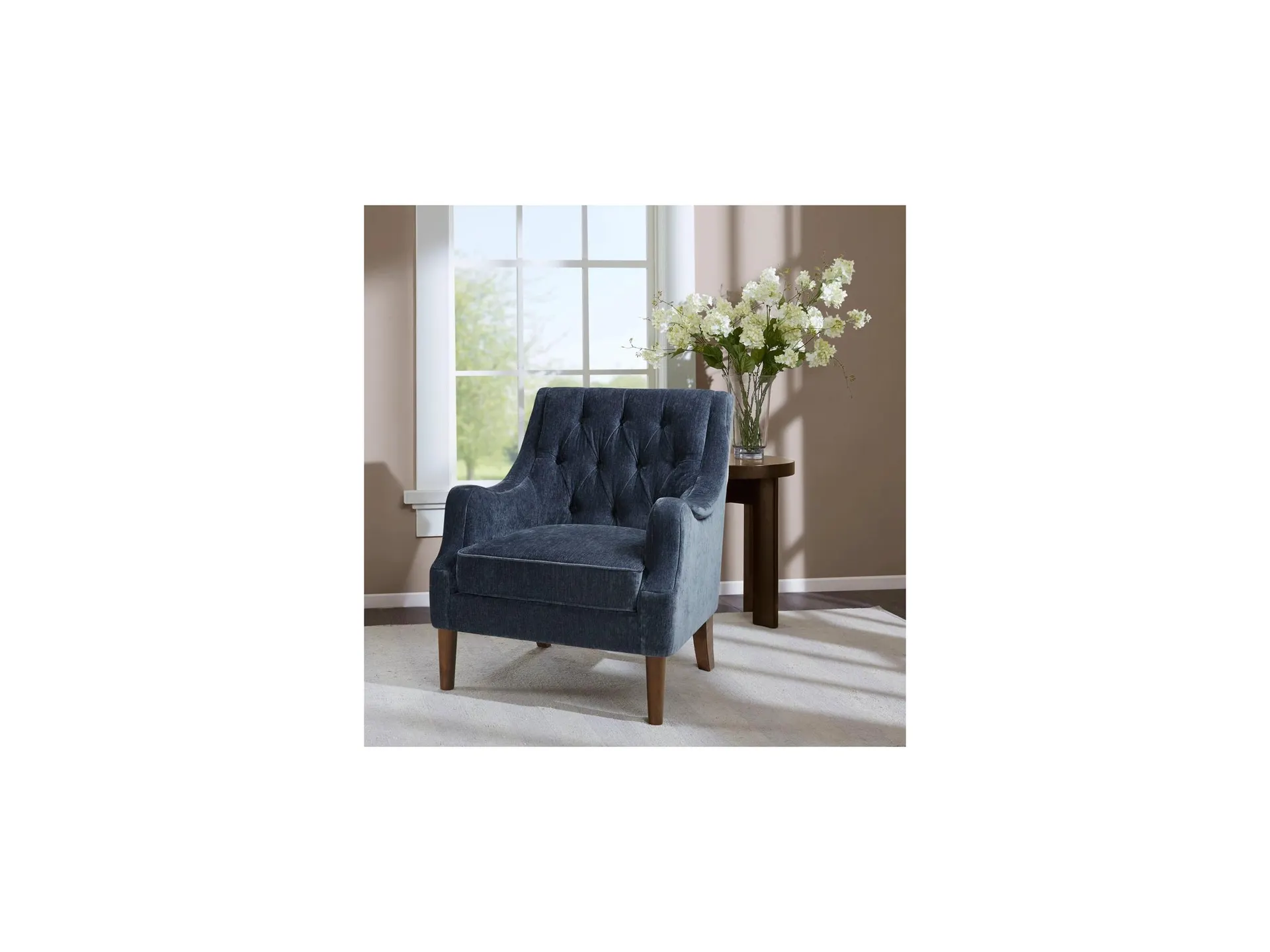 Cassie Button Tufted Accent Chair