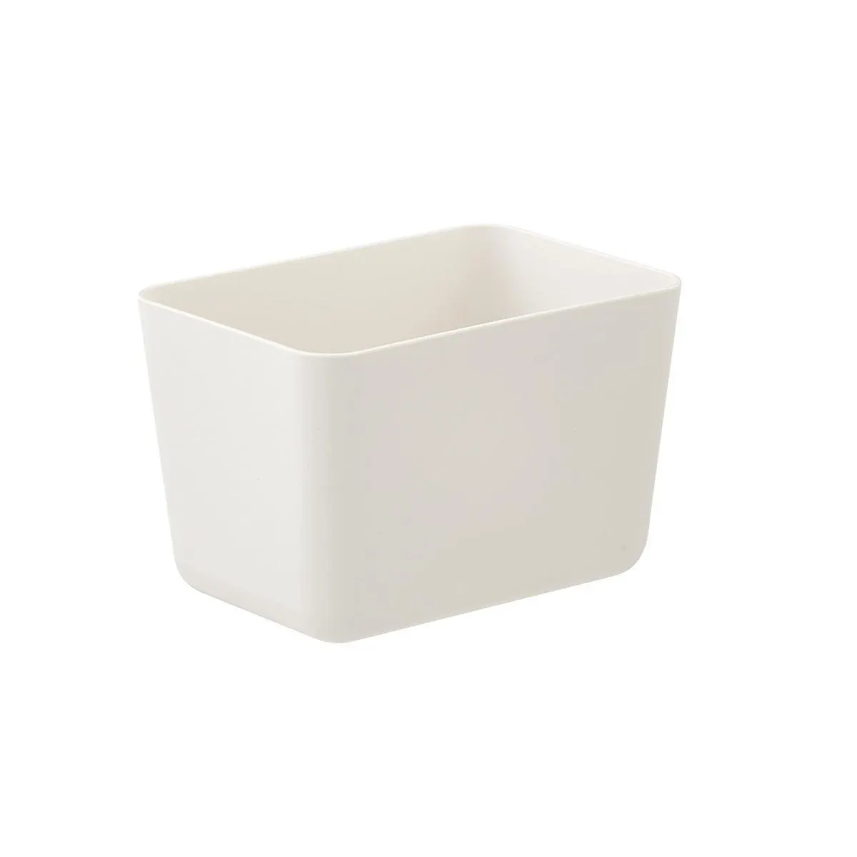 Terra Recycled Plastic Photo Box Ecru White