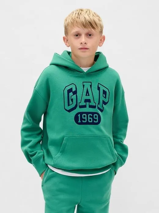 Kids VintageSoft Logo Hoodie