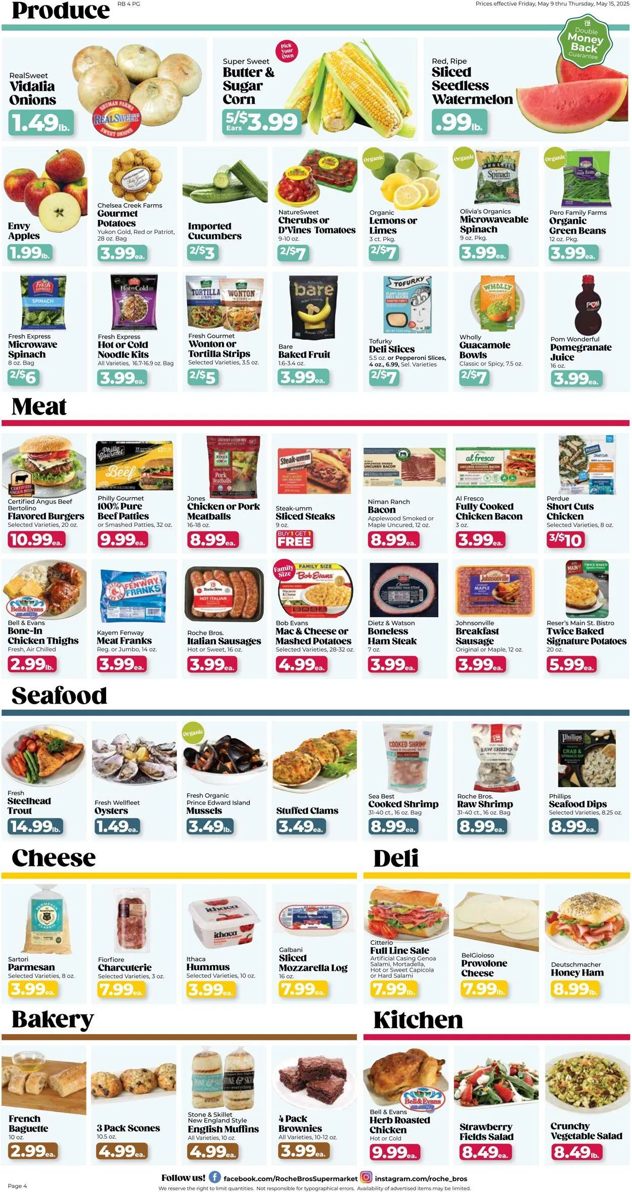 Weekly ad Roche Bros from May 9 to May 15 2025 - Page 4