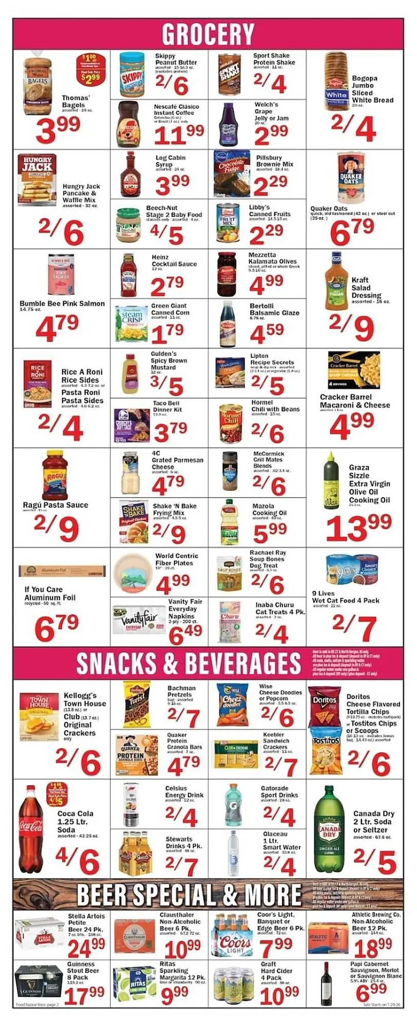 Weekly ad Food Bazaar circular from January 8 to March 11 2026 - Page 2