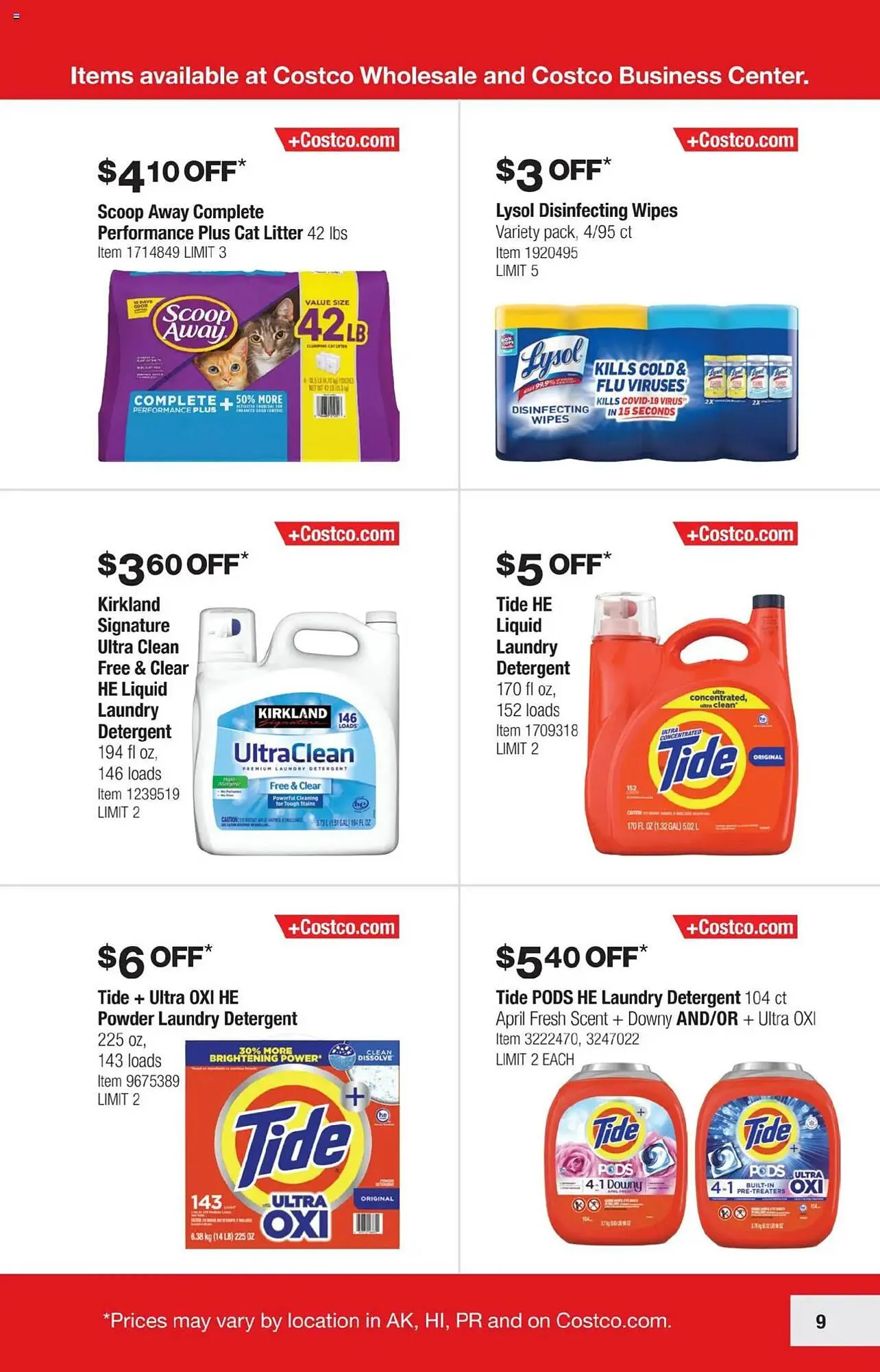 Catálogo de Costco Weekly Ad 9 de abril al 4 de mayo 2025 - Página 9