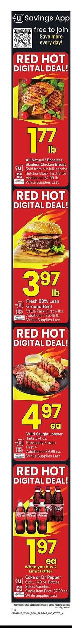 Weekly promotion Safeway weekly ad spanning from May 6 to May 12 2026 - Page 4 for Catalogue 365