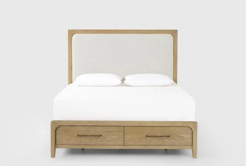 Mika Queen Uph Platform Bed W/ Storage