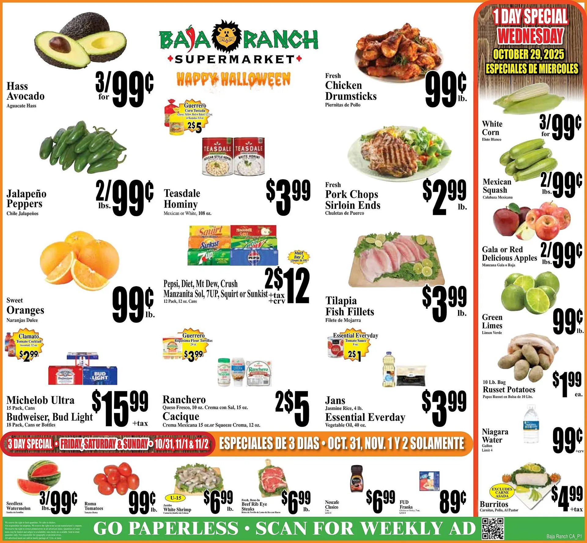 Baja Ranch weekly ad - 1