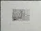 André Dunoyer De Segonzac, Landscape with Bridge, Houses and Trees, 1950s, Etching