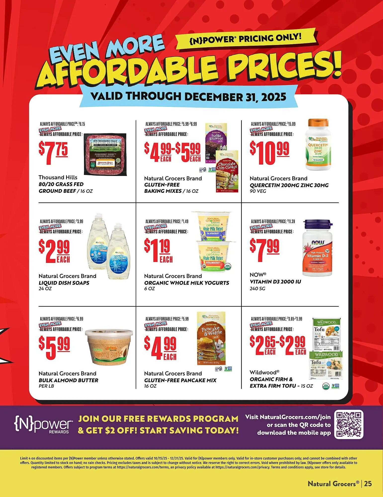 Weekly ad Natural Grocers weekly ad from December 6 to December 22 2025 - Page 25