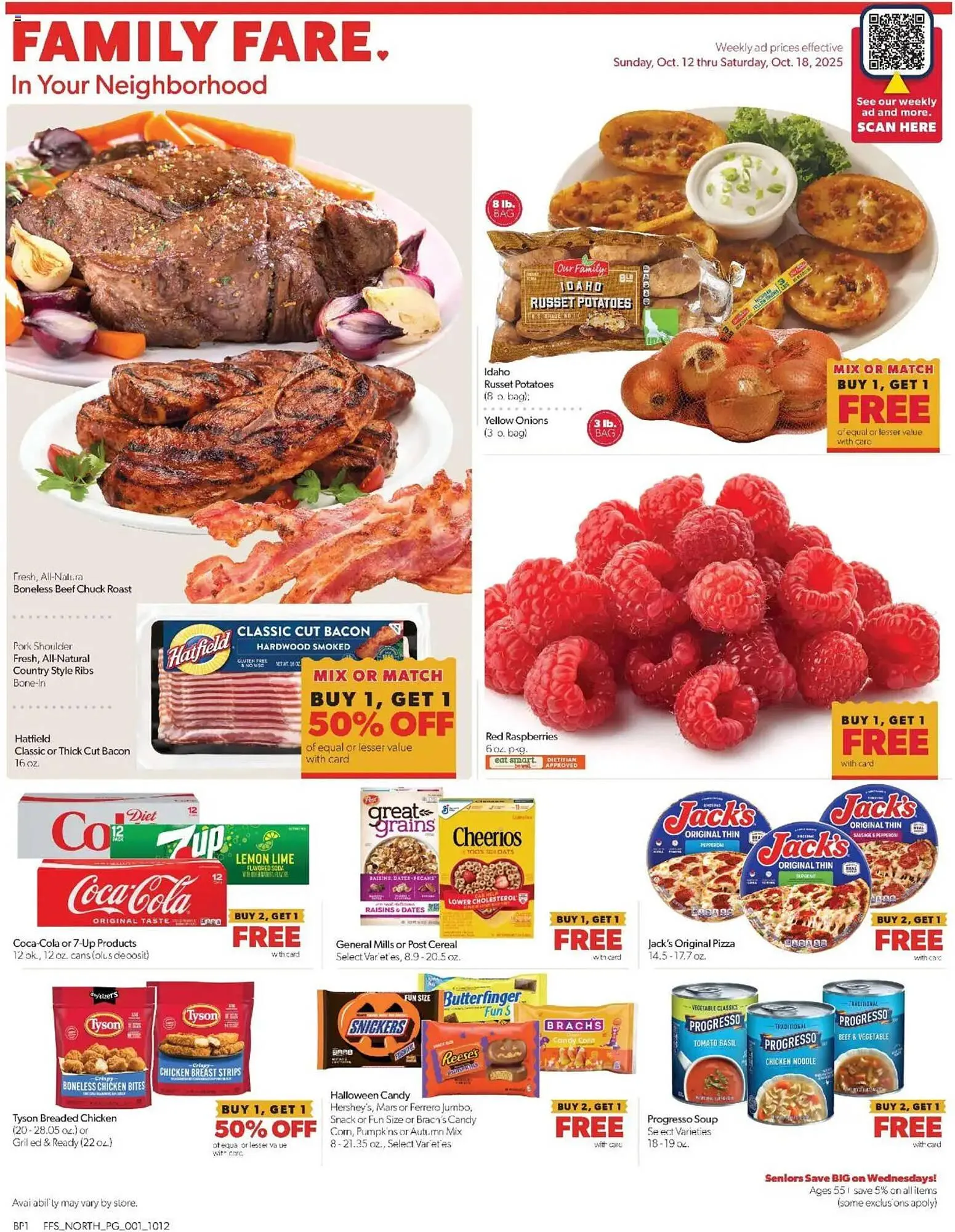 Weekly ad Family Fare weekly ad from October 12 to October 18 2025 - Page 1