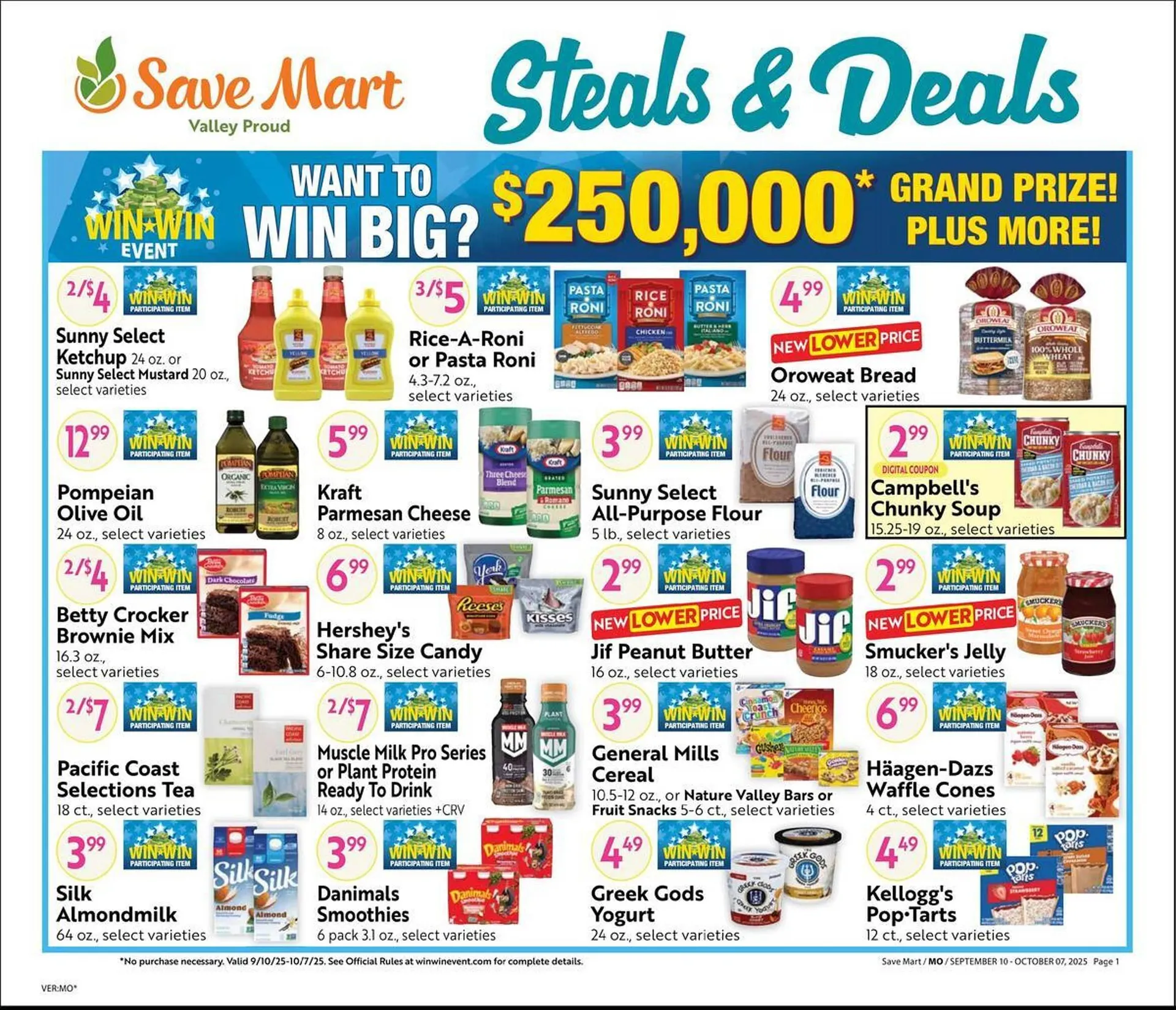 Weekly ad Save Mart weekly ad from September 10 to October 7 2025 - Page 1