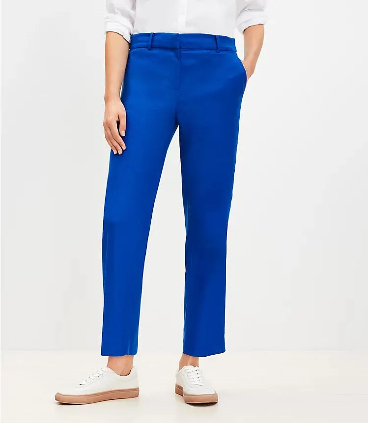 Riviera Slim Pants in Linen Blend