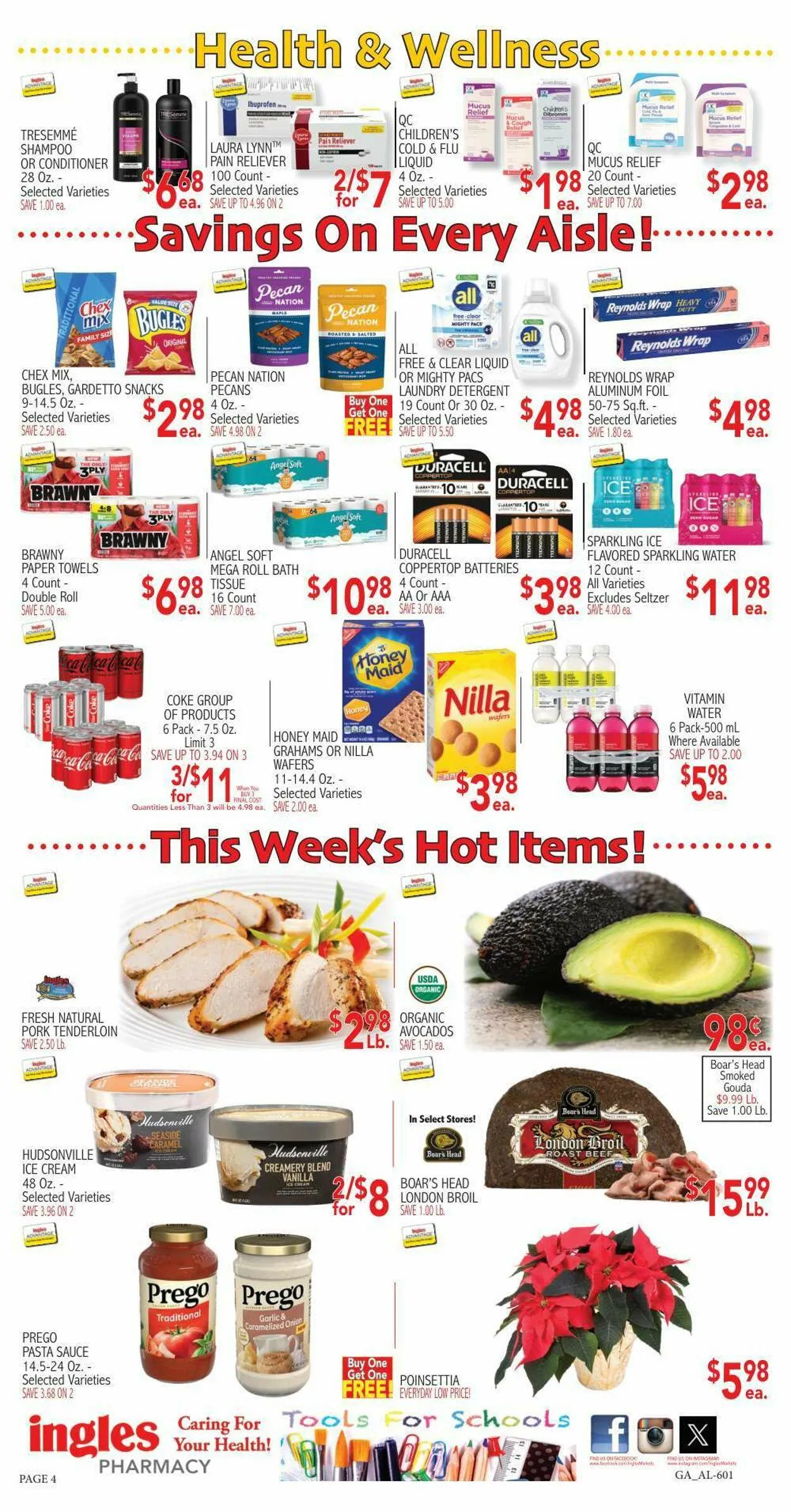 Weekly promotion Ingles Current weekly ad spanning from December 10 to December 16 2025 - Page 4 for Catalogue 365