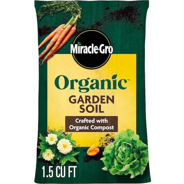 Miracle-Gro Organic 1.5 Cubic feet All-purpose Organic Garden soil