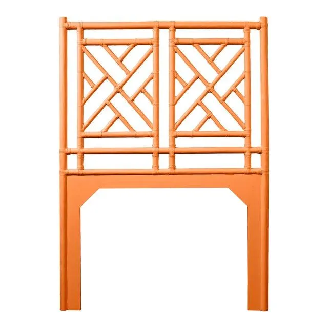 Chippendale Headboard Twin - Orange