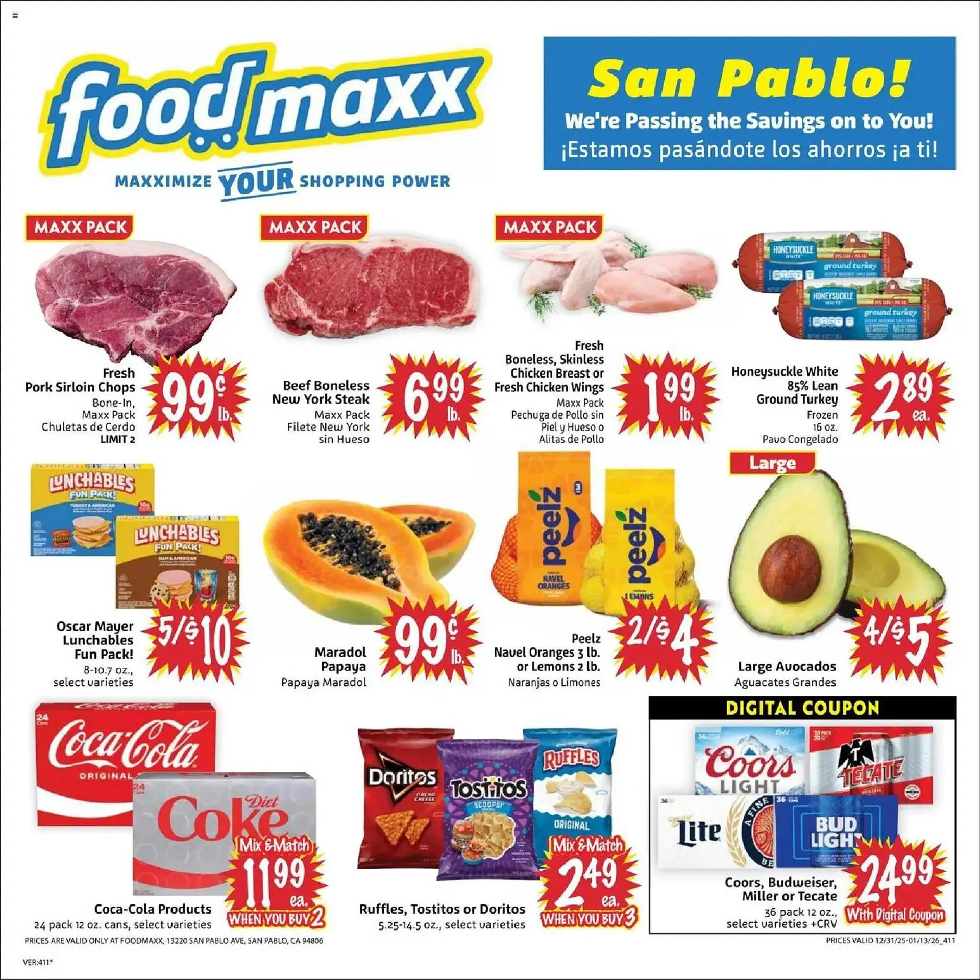 Weekly ad Foodmaxx weekly ad from December 31 to January 13 2026 - Page 1