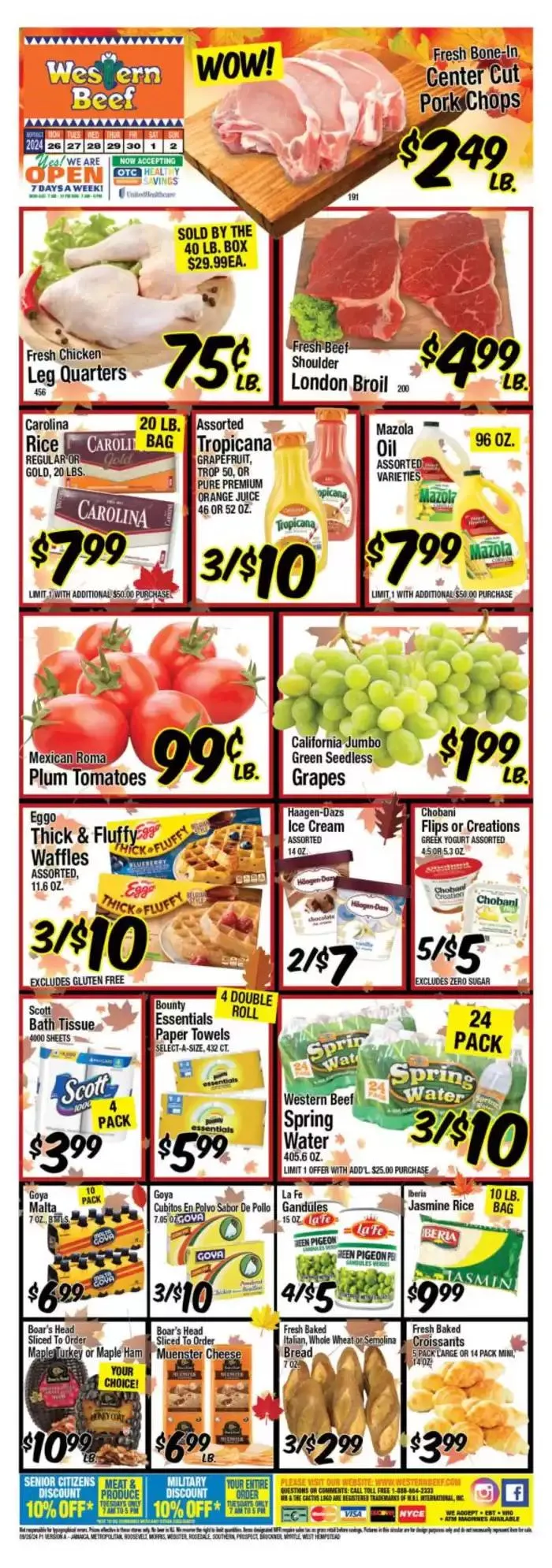 Weekly ad Save now with our deals from September 26 to October 10 2024 - Page 1