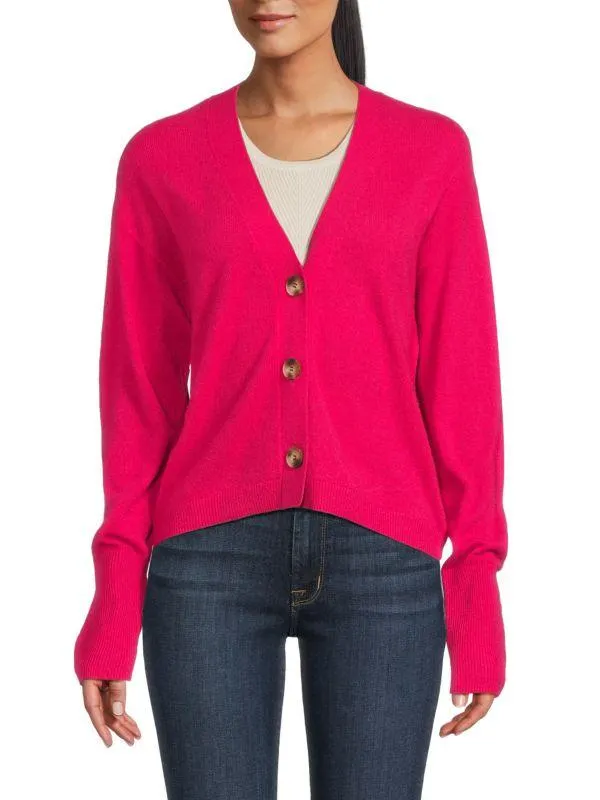 V-Neck Cashmere Cardigan