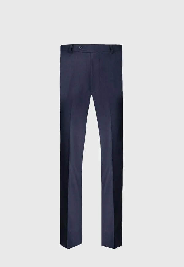 Super 110s Wool Mid Blue Trouser