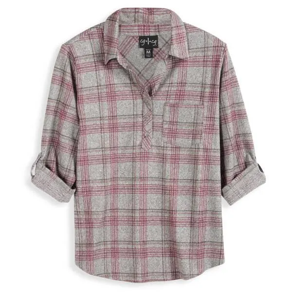 Women's 3/4 Cinch Sleeve Polo Shirt