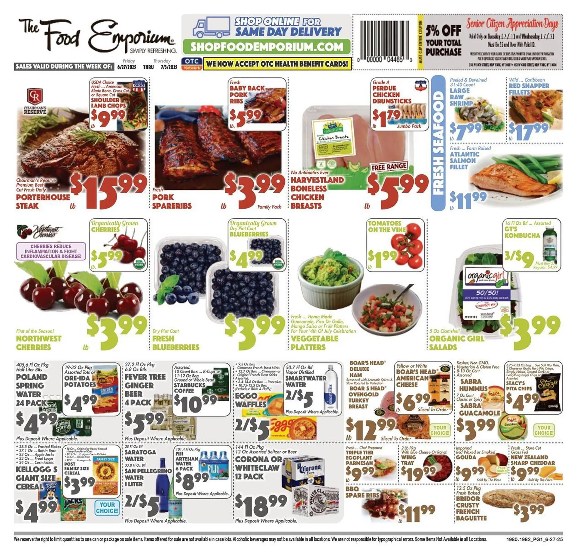 Weekly ad The Food Emporium Weekly Ad from June 27 to July 3 2025 - Page 1