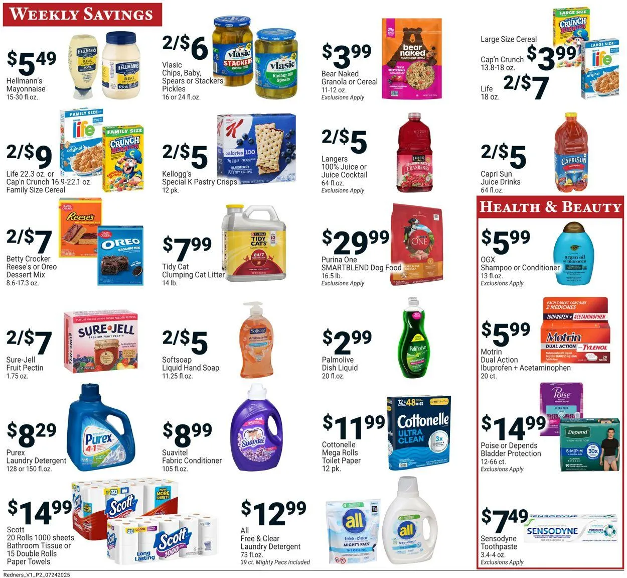 Weekly ad Redner’s Warehouse Market Current weekly ad from July 24 to July 30 2025 - Page 2