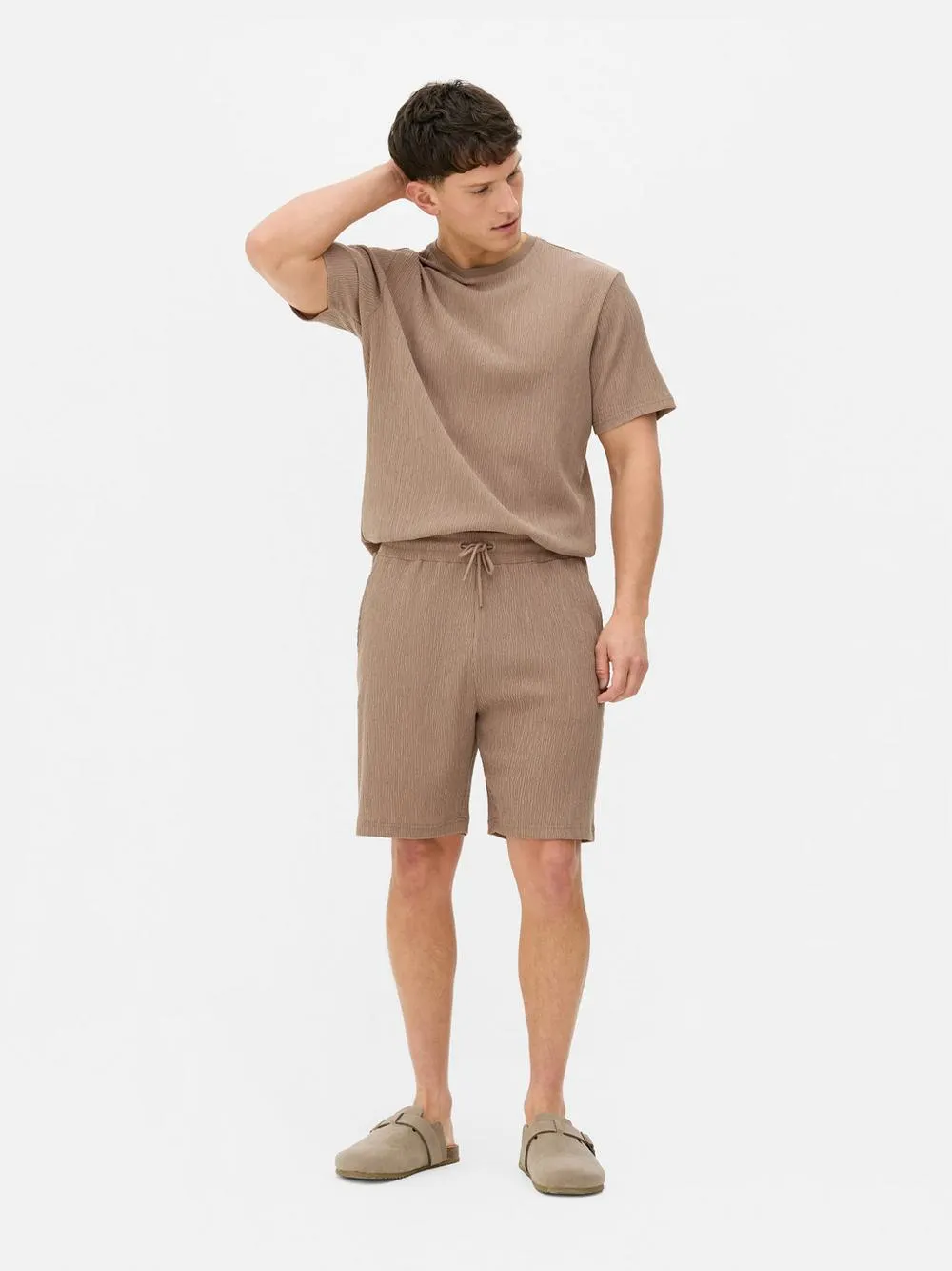 Kem Crinkle Drawstring Shorts