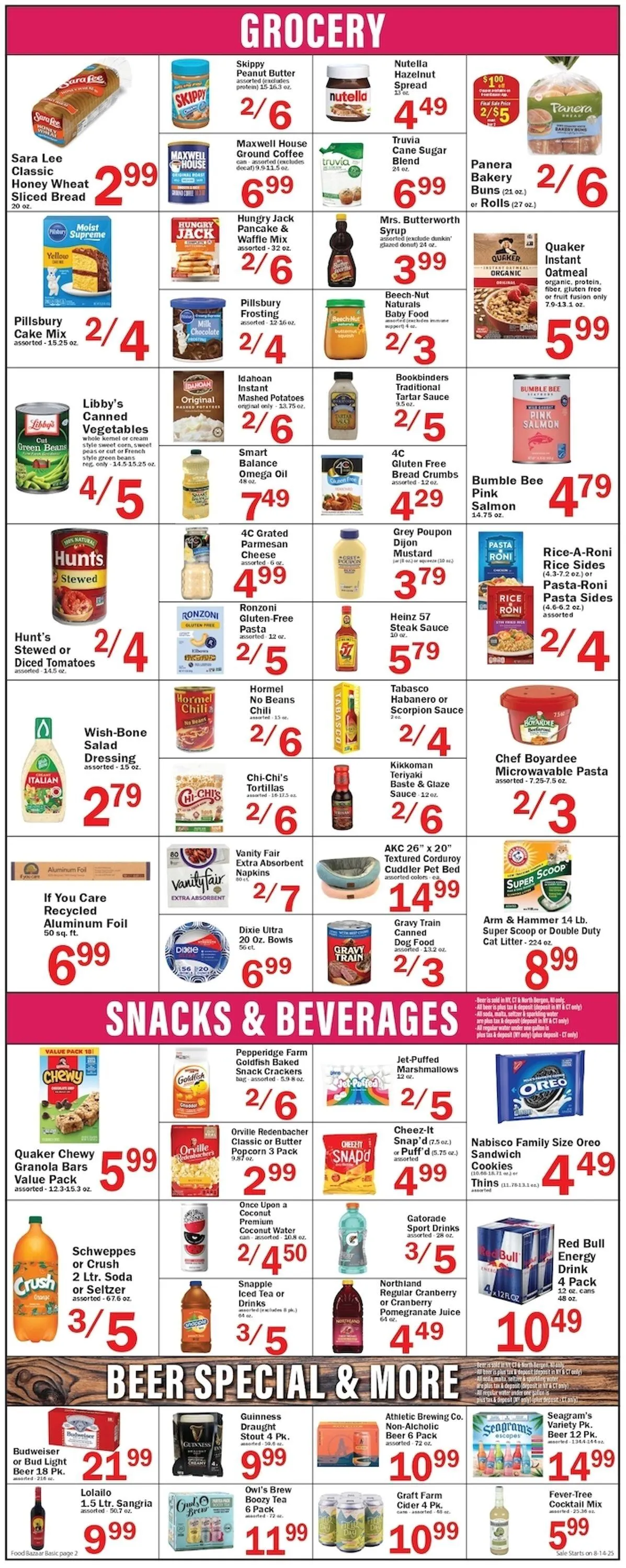 Weekly ad Food Bazaar Current weekly ad from August 14 to August 20 2025 - Page 2