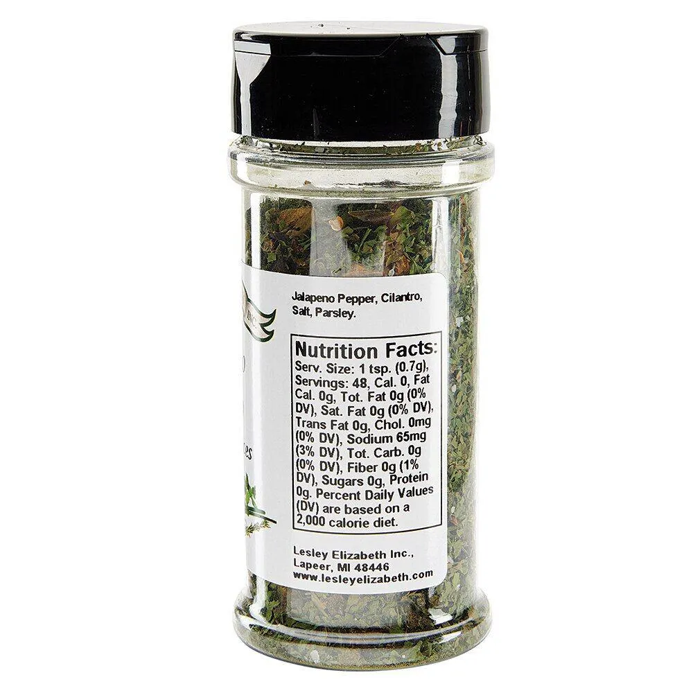 Lesley Elizabeth Jalapeno Cilantro Traveler’s Spices, 1.1 oz