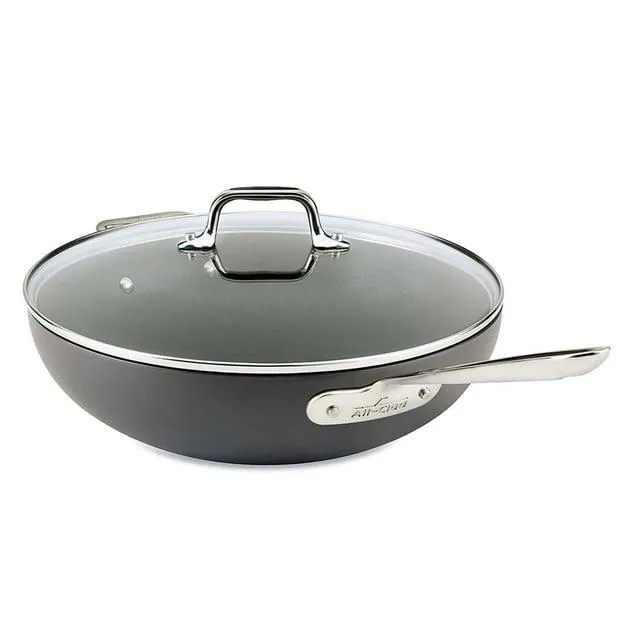 All-Clad HA1 Hard Anodized Nonstick 12" Chef's Pan with Lid