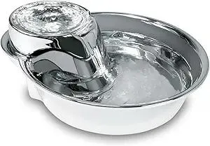 Pioneer Pet Stainless Steel Fountain Raindrop Design