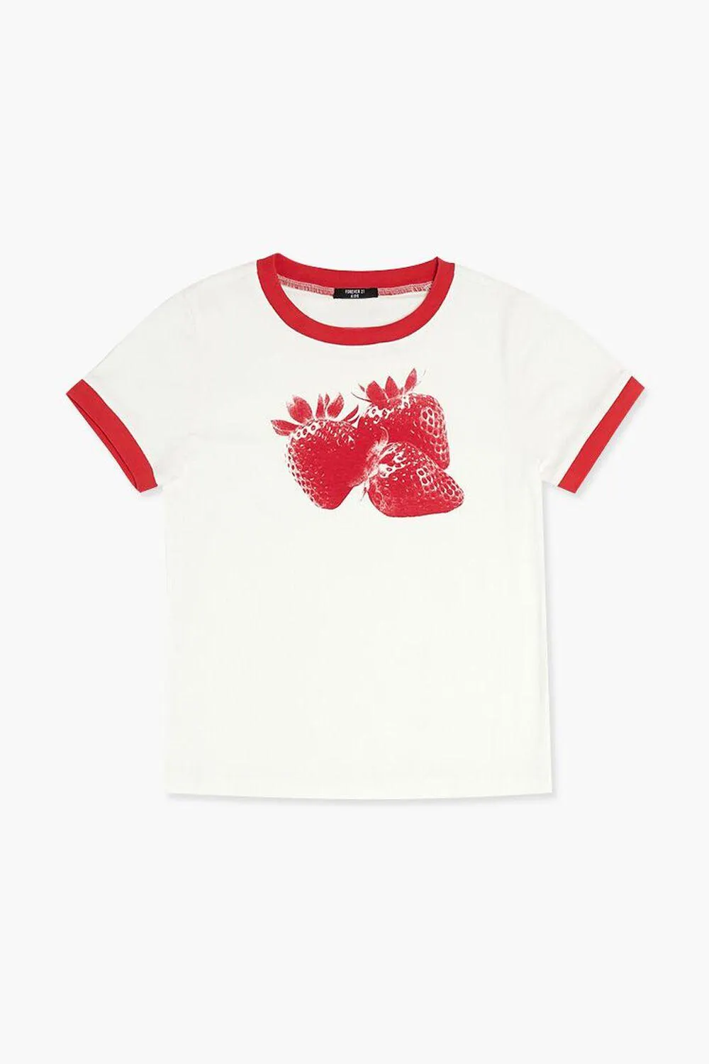 Girls Strawberry Ringer Tee (Kids)
